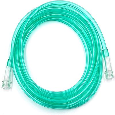 ResOne 50Ft Oxygen Supply Tubing, Crush Resistant, Standard Connectors for Nasal Cannulas, Cannula Nasal Tubing, Oxygen Concentrator - Green