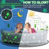 Maitys Sensory Peapod Chair for Kids, 60 Inch Inflatable Pea Pod Canoe for Autistic Children with Autism ADHD Sensory Toy, Includes Electric Air Pump(Glow Star) view 4