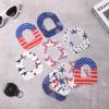 25pcs Adhesive Patches for Omnipod, 4th of July Independence Day CGM Patch Protector Waterproof Overpatch Sweatproof Tape Pre-Cut Sensor Sticker Cover Compatible with Omnipod 5 Over Patch (5 Styles) view 3