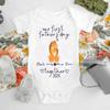 ParaDecor Personalized Our First Fathers Day Matching Shirts, Our First Father's Day Custom Name Shirt, Dad and Baby Matching Shirts, Father's Day Daddy and Baby Outfit 2026 view 4