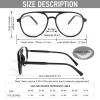 DXYXYO 3 Pack Retro Aviator Reading Glasses for Women 2.0, Mens Classic Lightweight Blue Light Blocking Computer Readers, Black Grey Brown view 3