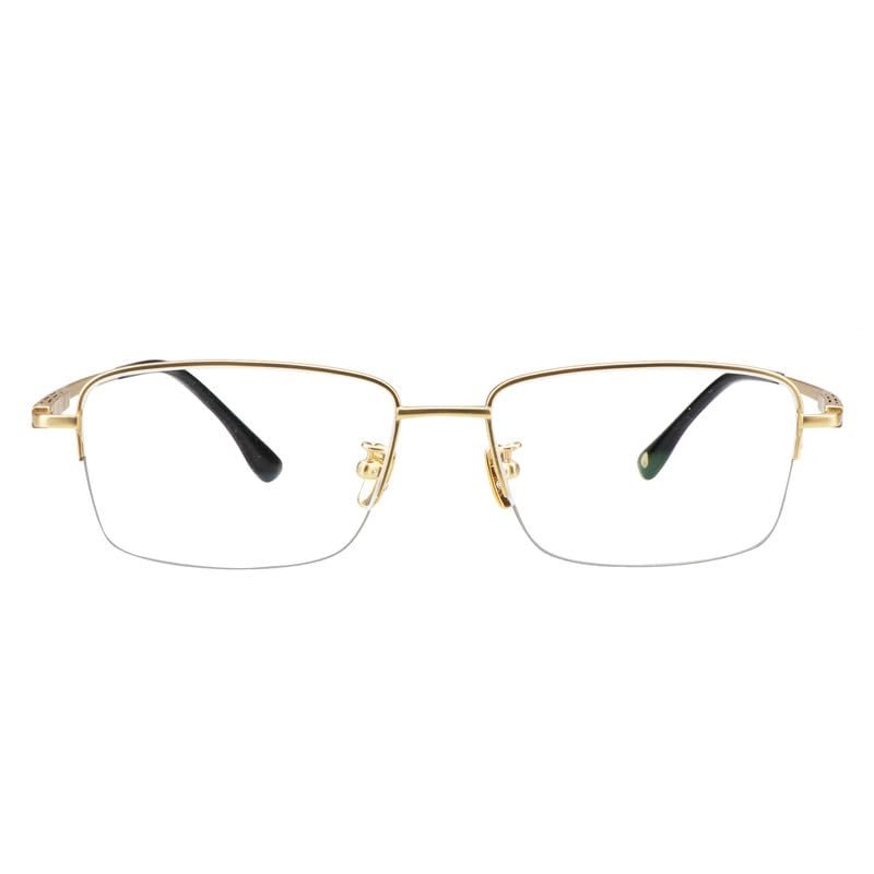 LAMBBAA Accessories Glasses Titanium Frame Glasses Classic Computer Flexible Anti Eyestrain For Men Women