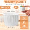 Amyhill 600 Pack Disposable Paper Medicine Cups Small Condiment Cups for Ketchup Tasting Pills Medicine Food Dessert Portion Containers (2 oz) view 2