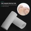 Kqcibz 10 Pcs Silicone Gel Finger Tube Protector Toe Sleeves for Friction Pain Relief Foot Care Tool Finger Protect view 4