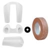 Nostril Retainer and Micropore Surgical Tape 0.5 Wide | Nostril Retainer For Post-Rhinoplasty | Nose Retainer | Soft Silicone | Silicone Nasal Retainer for Nose Shaping | Size (9) view 3