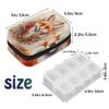 Skonsati Cute Forest Fox Travel Pill Organizer Bag Portable Weekly Pill Box Travel Medicine Organizer 7 Day Pill Case with Zipper for Daily Travel Family Business view 2