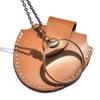 10X Magnifying Glass Pendant Necklace - Antique Brass Chain with 40mm Glass Lens, Portable Pocket Monocle Loupe for Reading, Library & Jewelry Inspection view 1