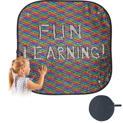 Sequins Wall Square | Sequin Wall | Sensory Wall Sequin Flip Fabric for Kids | Sequin Fabric Sensory Wall | Reversible Sequin Fabric | Sequin Wall Panel | Sequin Fabric