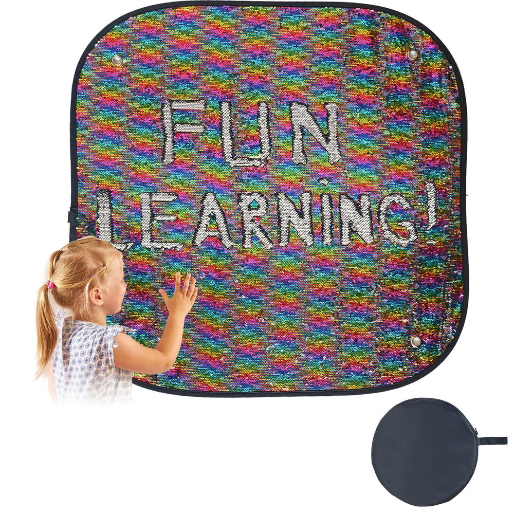 Sequins Wall Square | Sequin Wall | Sensory Wall Sequin Flip Fabric for Kids | Sequin Fabric Sensory Wall | Reversible Sequin Fabric | Sequin Wall Panel | Sequin Fabric