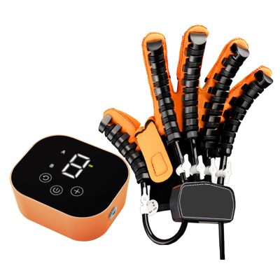 ASHLGQB Intelligent Hand Massage Rehabilitation Training Robot Gloves, for Stroke Hemiplegia Hand Function Recovery Finger Trainer Glove, for Long Term Relief
