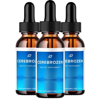 Indelo Cerebrozen Tinnitus Ear Drops - Cerebrozen 24, Cerebrozen Liquid Drops, Cerebrozen Reviews, Cerebrozen Drops for Ear Relief (3 Pack - 180 ML)