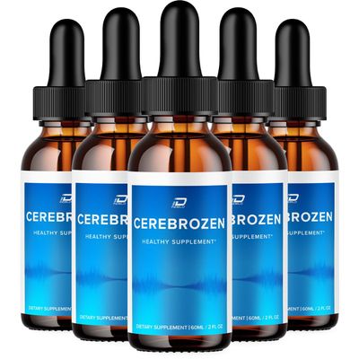 Indelo Cerebrozen Tinnitus Ear Drops - Cerebrozen 24, Cerebrozen Liquid Drops, Cerebrozen Reviews, Cerebrozen Drops for Ear Relief (5 Pack - 300 ML)