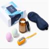 The Chill Pill Chill & Unwind Gift Box - Sleep Mask, Bath Balls, Aromatherapy Candle & The Chill Pill Sleep Aid Device - Mend Your Mentals Best Gift for People in Need of Stress Relief and Relaxation