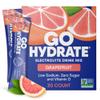 GoHydrate Low Sodium Electrolytes Powder Packets Sugar Free - Instant Hydration Daily Drink Mix - Zero Sugar Water Flavor Packet Singles with Vitamin D - (Grapefruit, 30 Packs) view 1