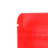 100Pcs Red Kraft Paper Stand Up Pouches, Zipper Seal Top Storage Bags with Matte Window and Tear Notch, Resealable Favor Treats, Food Bags (7.87 inch x 11.81 inch) view 3