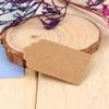 100Pcs 5 x 3cm Kraft Paper Gift Tags Label Hang Tags Paper Tag Price Blank Name Card Wedding Birthday Christmas Art Craft view 4
