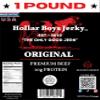 Hollar Boys Snacks Original Beef Jerky One Pound Resealable Bag, Low Carb, USA Made view 2