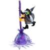 Animated Flying Witch with Broom Halloween Decoration - 25" view 1