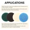 16pcs Power Scrubber Pad Set Compatible with Dremel Versa PC10 Ruby Horsepower Includes 4 Foam, 4 Kitchen, 4 Performance, 4 Microfibre Pads Electric Cleaning Tool Replacement Scouring Pads Accessories view 4