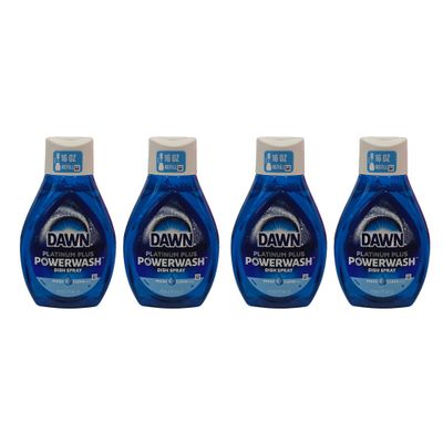Dawn Platinum Powerwash Dish Soap Spray Refill, Fresh Clean Scent 16 fl. oz., 4 ct.