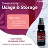 Clear Voice Vocal Throat Spray - Singing Ease & Voice Clarity, Fast Acting Herbal Oral Remedy for Singers, Speakers, Performers - Soothing Dampener, Moisturizer, USA Made (Strawberry Lemonade, 3 Pack) view 4