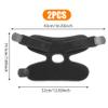 Ankle Heating Pad for Men Women with 3 Heating Levels and 3 Vibration Modes Ankle Support with Inner Mesh Pocket and USB Port Charging Cable for Ankle Pain Relief, Ankle Heating Pad view 4
