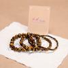 AD Beads Handmade Gemstone Stretch Elastic Bracelet Crystal Healing Reiki Nature's Beauty and Spiritual Essence Unisex (4mm, Yellow Tiger's Eye) view 4