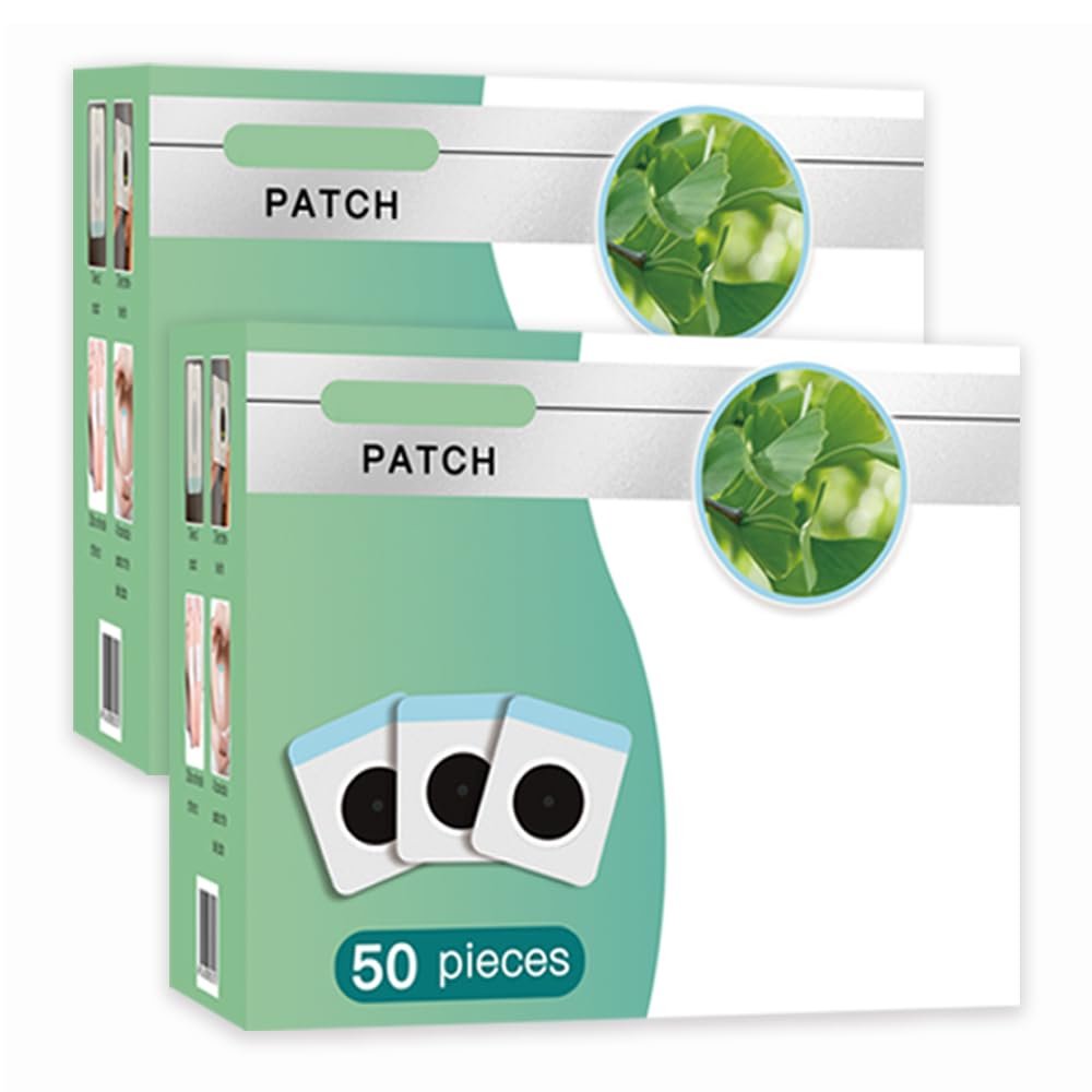 100Pcs/Box Mugwort Patch/Patches, Mugwort Belly Patches, Natural Wormwood Sticker,Wormwood Belly Sticker-Natural Herbal Patch for Men and Women
