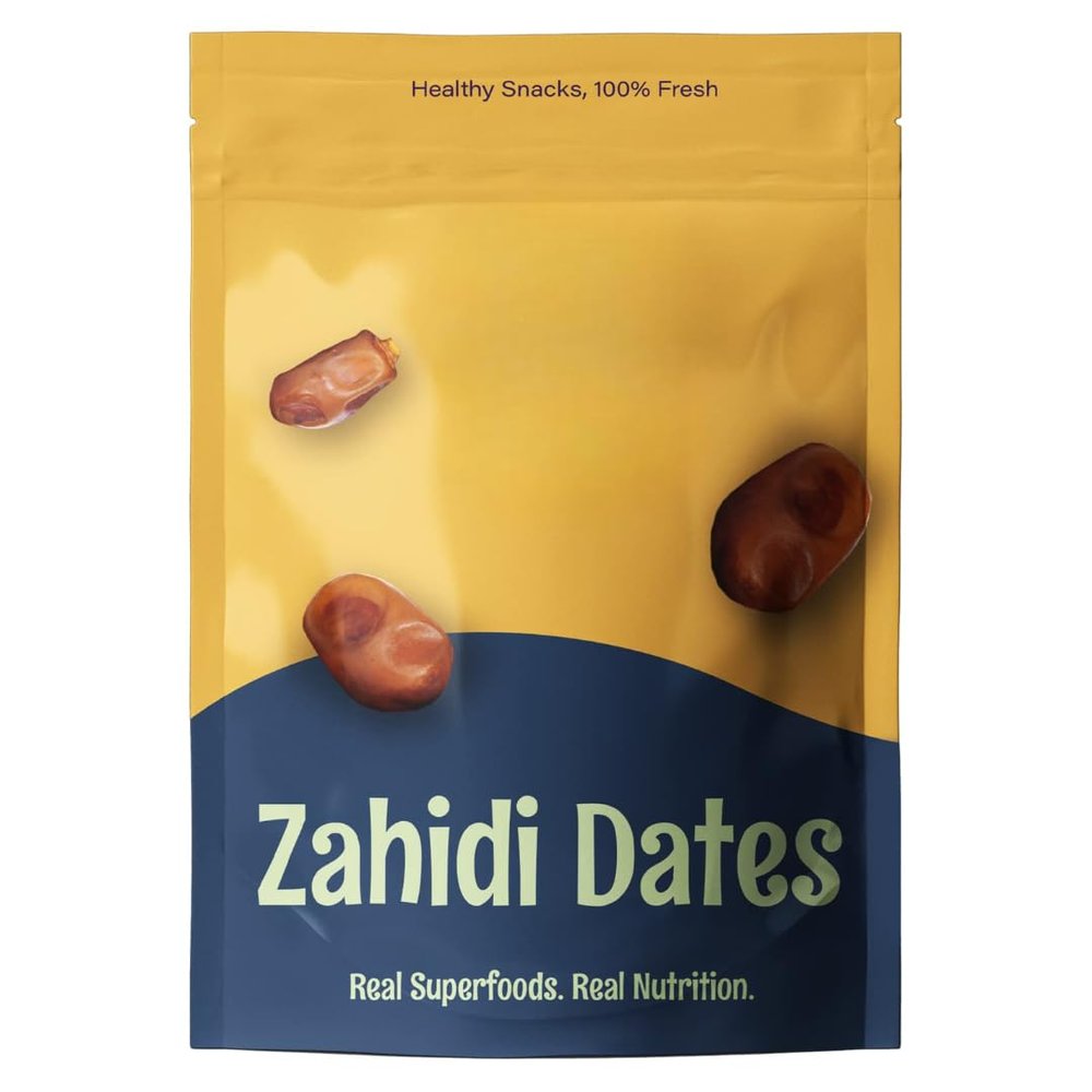 NineLife Basics Premium Dried Zahidi Brown Dates, Khajur/Khajoor Dry Fruits, Energy Booster, High Fibre, Healthy Snacks -500 g