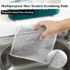blmbaii Multipurpose Wire Dishwashing Rags for Wet and Dry, 2024 New Wire Miracle Cleaning Cloths Non Scratch Wire Dishcloth, Non-Scratch Wire Dishcloth for Dishes, Sinks (15 PCS) view 2