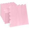 100 Pcs 2-ply Pink Scalloped Sage Cocktail Napkins Thick Paper Napkins Disposable Party Napkins Beverage Napkins for Birthday, Wedding,Anniversary Party, Baby Shower 5 x 5 Inches (Light Pink) view 1