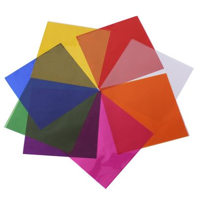 YUMIHAN Cellophane Sheets,80Pcs 7.5x7.5 Inches Cello Sheets, Colored Cellophane Wrap for DIY Arts Crafts Decoration