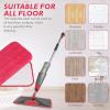 Replacement Microfiber Mop Pad for Rubbermaid Reveal Spray Mop - 8 Pack 16.5" Wet & Dry Floor Cleaning Refills Reusable Fit for Any Microfiber Reveal Flat Mop view 4