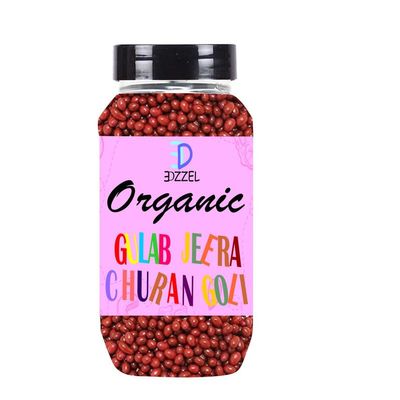EDZZEL Organic Gulab Jeera Churan Goli Traditional Premium Quality Hygienically Packed | Vegan | Gluten Friendly | NON-GMO | Indian Origin (Pack of 1) 400 Gm