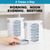 7 Day Pill Organizer 4 Times a Day Medicine Organizer Morning Noon Night Daily Pill Dispenser Stackable Weekly Pill Organizer for Home Travel view 3