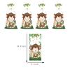 CSTYWC 50 Pcs Safari Animal Plastic Goody Treat Bags - Cellophane Gift Bags with Ribbons for Favors - Safari Jungle Theme Party Supplies for Birthday Party view 2
