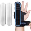Finger Splint Brace,Supports Pinky,Middle,Ring,Metacarpals & Knuckles,Adjustable Left Right Hand Braces,Straightener for Trigger Fingers Splints,Broken,Arthritis,Fracture,Sprain,Injury,Tendonitis view 1