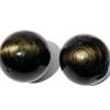 YEDECOR Gold Sheen Obsidian Crystal Ball Sphere with Stand - Natural Obsidian Sphere for Meditation, Healing, Witchcraft, Home Decorations, Prosperity Protection,50mm view 3