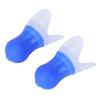 2Pcs Noise Reduction Silicone Ear Plugs for Swimming Sleeping Flying Spa, Soft Texture, Long Term Wear, Suitable for Swimmers and Bathers (Blue Large + pp Box) view 1