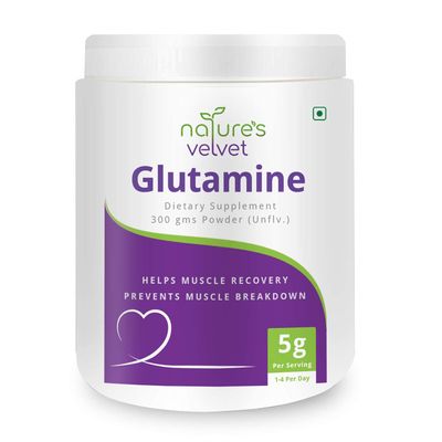 NineLife Basics Pub Micronised Glutamine Monohydrate, 300 GMS - Pack of 1