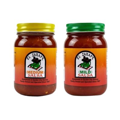 El Zarape Salsa, 32oz - Pack of 2 (Mild & Medium)