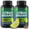 (2 PACK) Citrus Bergamot Extract 1000mg - Citrus Bergamot Supplement for Circulatory Health, Immunity, and Graceful Aging - 2x the potency of Citrus Bergamot 500mg - 240 Vegan Citrus Bergamot Capsules view 1