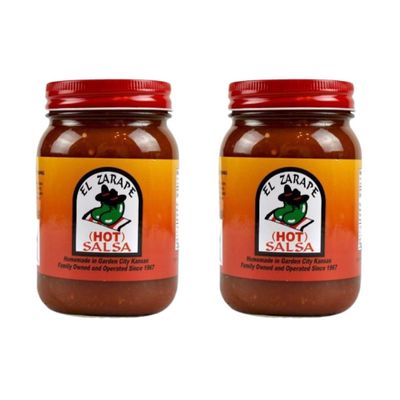 NineLife Basics El Zarape Salsa, 32oz - Pack of 2 (Hot)