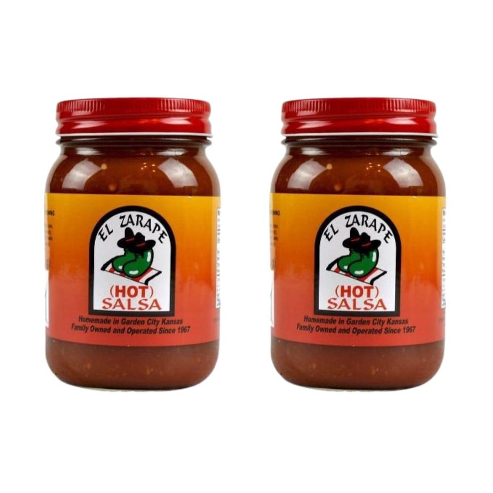 NineLife Basics El Zarape Salsa, 32oz - Pack of 2 (Hot)