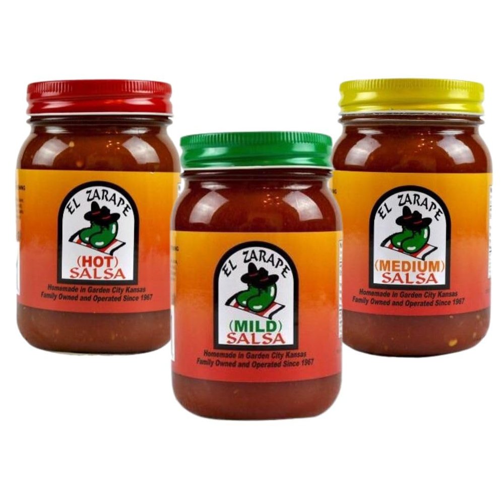 NineLife Basics El Zarape Salsa, 32oz - Pack of 3 (VARIETY (1 of Each))