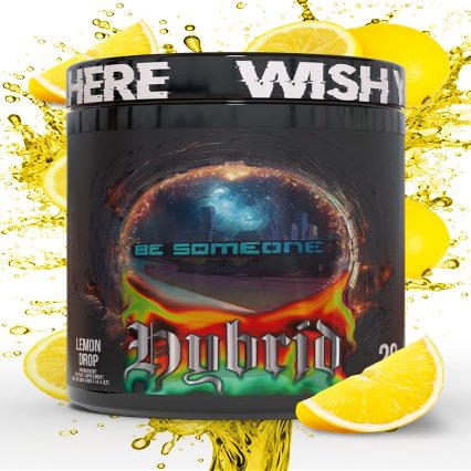 Hybrid Pre Workout Powder | Preworkout Powder, L-Citrulline, Beta Alanine, Betaine Anhydrous | Hydrating Flavors of Energy & Electrolytes to Improve Focus and Pump | 20 Servings (Lemon Drop)