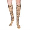 Lymphedivas Gatsby Beige Medical Graduated Compression Sock Pair 20-30mmHg (Long Closed-Toe Large) view 2
