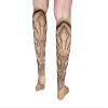 Lymphedivas Gatsby Beige Medical Graduated Compression Sock Pair 20-30mmHg (Long Closed-Toe Large) view 3