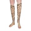 Lymphedivas Gatsby Beige Medical Graduated Compression Sock Pair 20-30mmHg (Long Closed-Toe Large) view 4