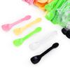 100PCS Tasting Spoons Ice Cream Dessert Taster Spoons Plastic Mini Spoons Disposable Dessert Spoons for Miniature Dessert Cups, Sampling, Small Catering Supplies, Tasting Party (Multi Color) view 1